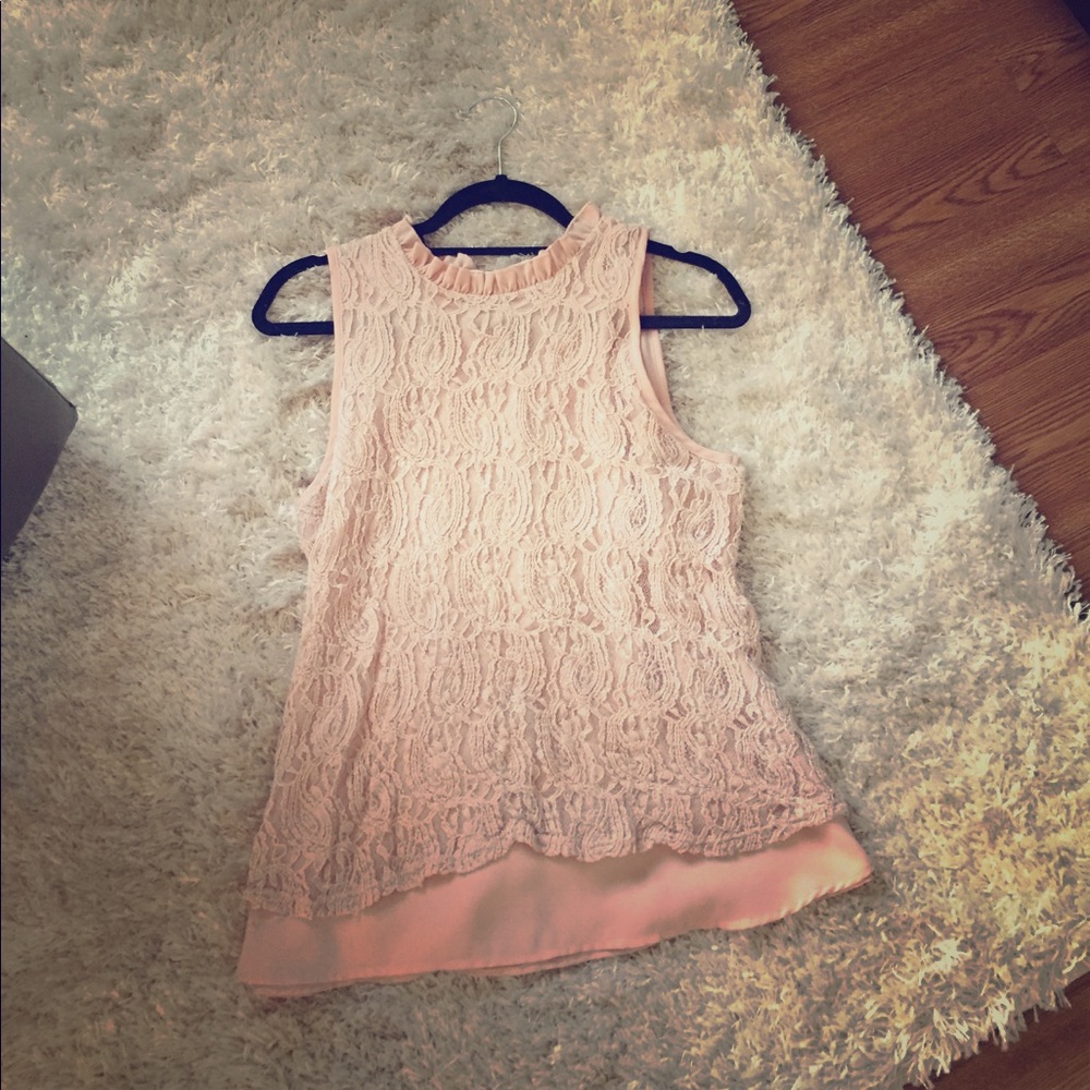Soft pink top