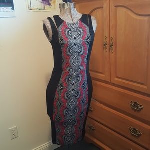 Printed work dress