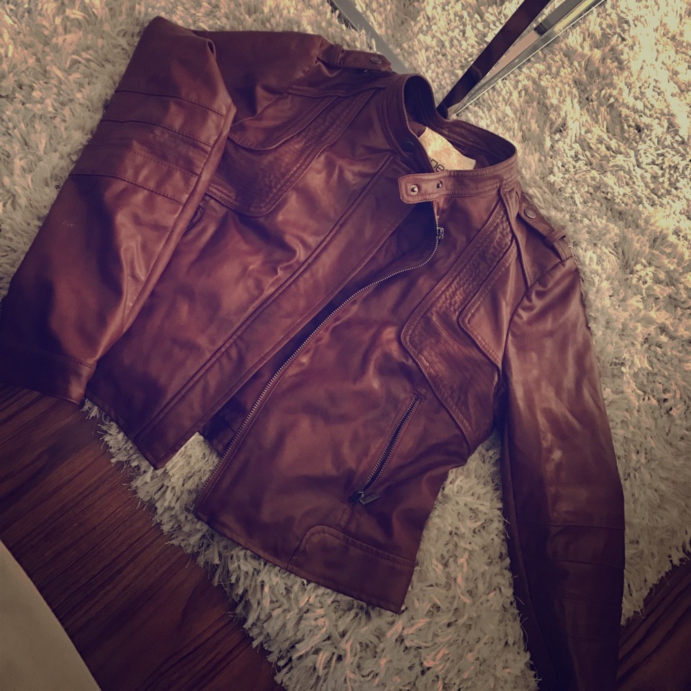 Leather jacket