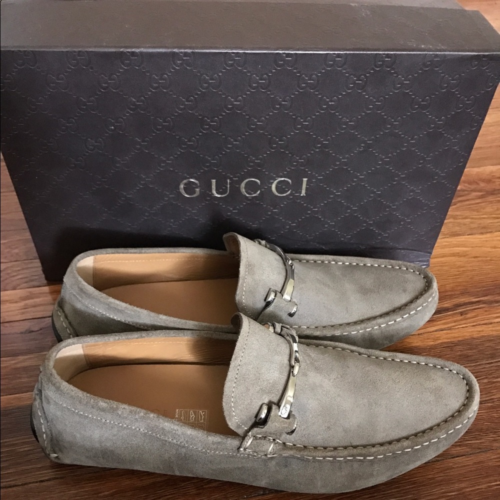 🎉HP🎉Men's Gucci Suede Loafers