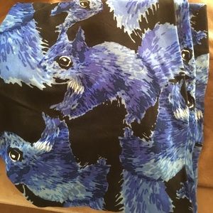 Lularoe TC blue squirrel leggings