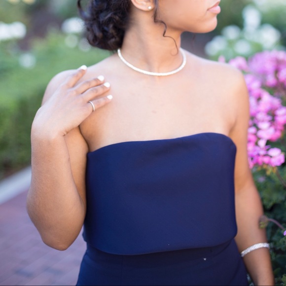 Beautiful Navy blue dress - Picture 5 of 7