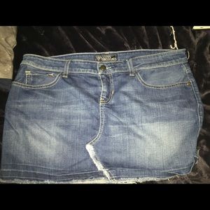 GUESS jean skirt