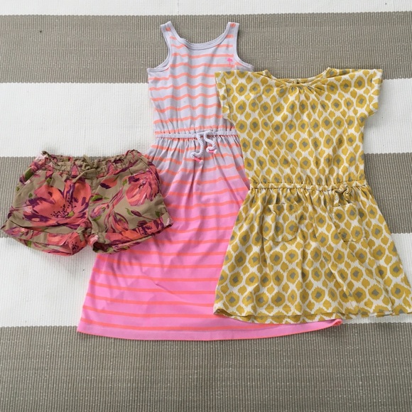 Carter's Other - Girl's Size 6 and 6X Dress and Shorts Bundle