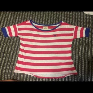 Hollister quarter sleeve shirt