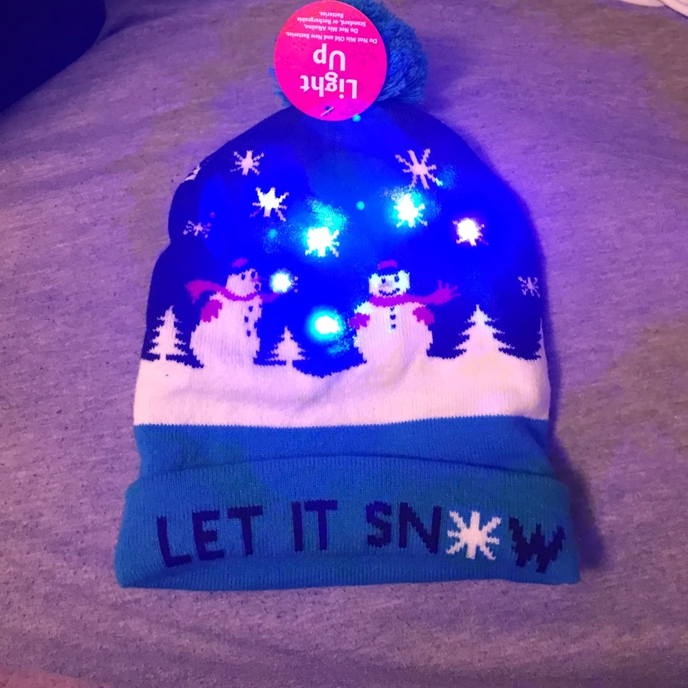 Light up Snowman Hat