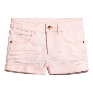 H&M light pink shorts