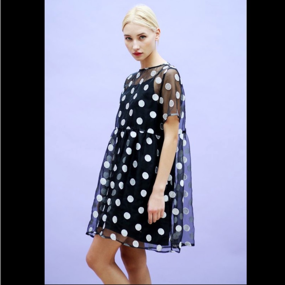 Polka Dot Baby Doll Dress