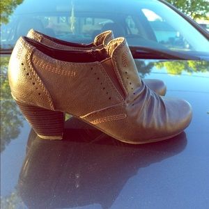 Brown booties