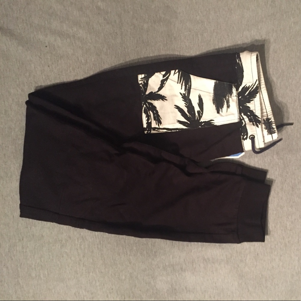 Palm Trees Pockets Jogger Sweatpants
