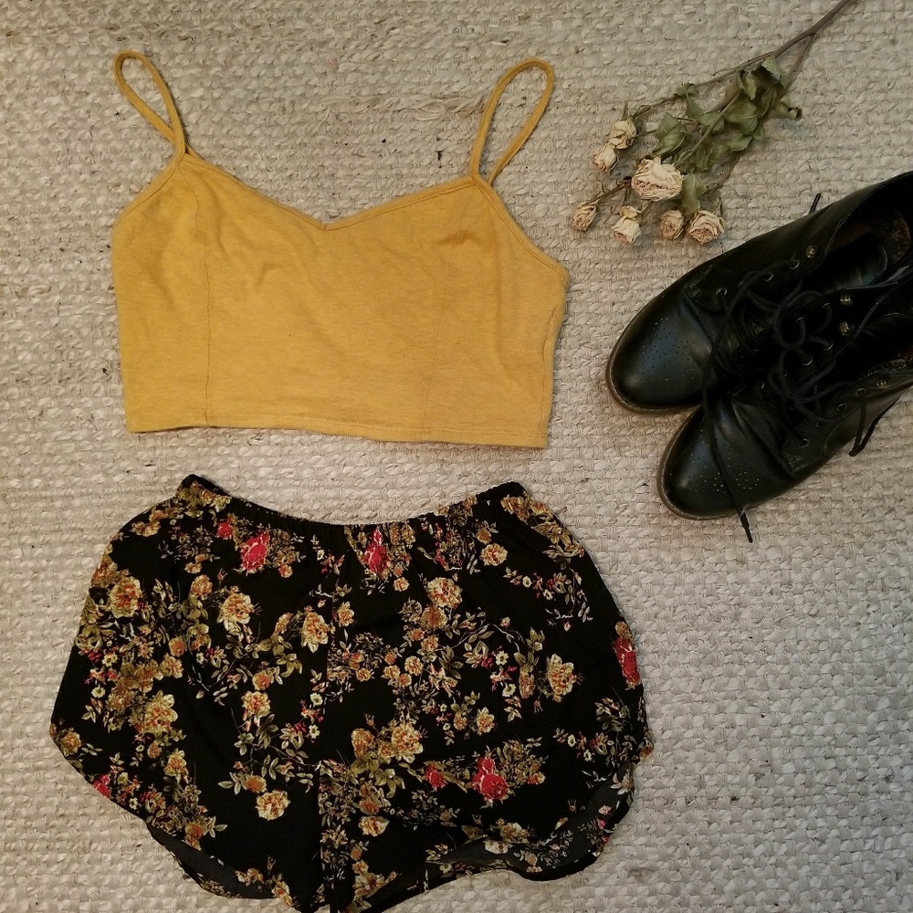 Floral High Rise Summer Shorts