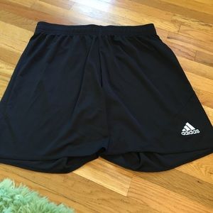 Men's black soccer shorts