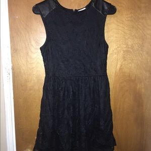 Black lace dress