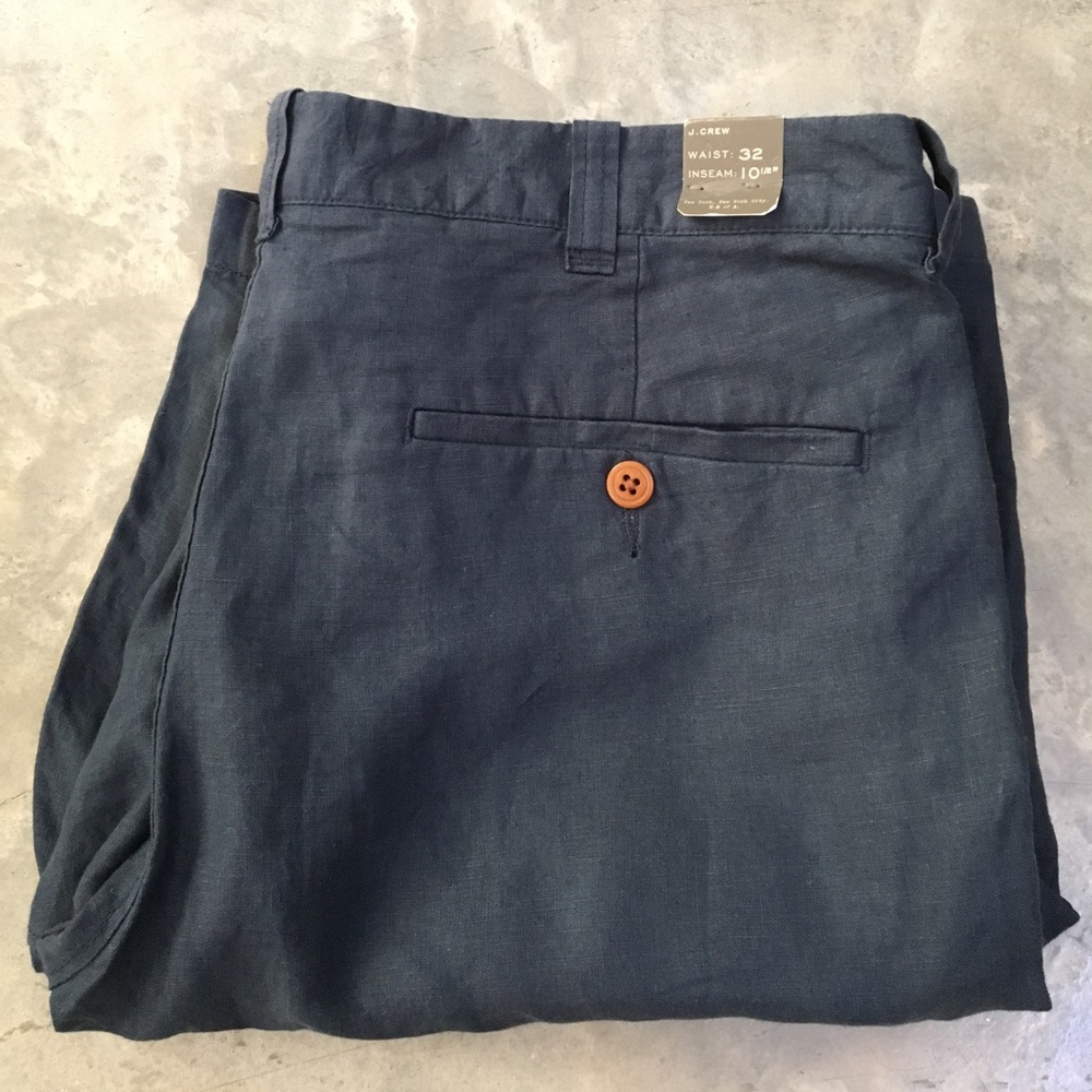 J Crew 10.5" Shorts in Heathered Irish Linen