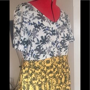 Fun patterned spring dress by Triste