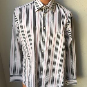 Burberry London Long Sleeve Button Down 17.5 34-35