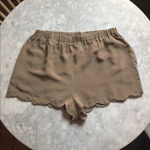 Topshop 100% Silk Shorts