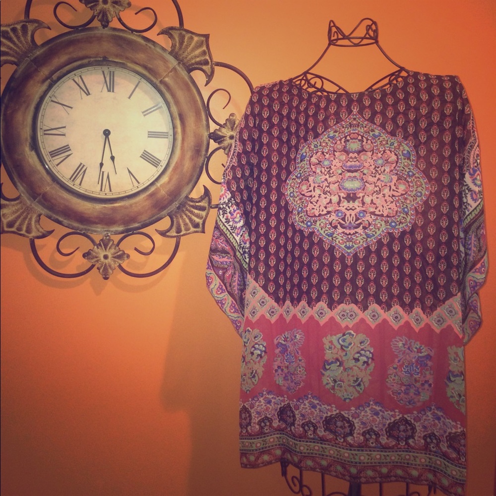 Tribal bathing suit cover up!