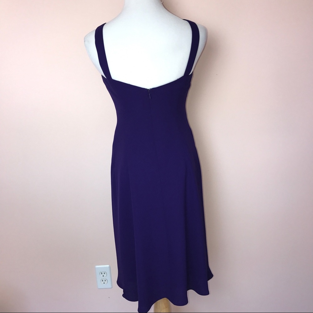 Jones Wear Purple Sleeveless Dress Size 6 - Picture 5 of 5