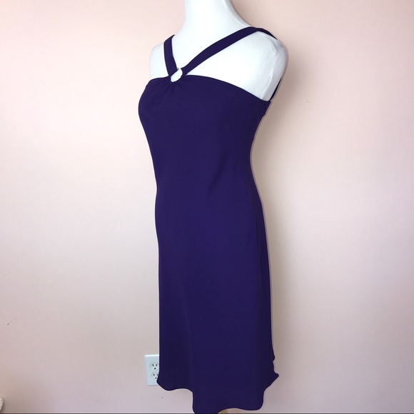 Jones Wear Purple Sleeveless Dress Size 6 - Picture 3 of 5