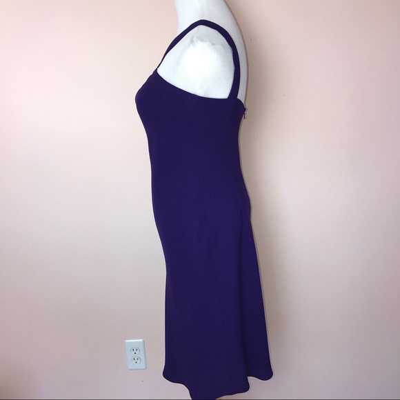 Jones Wear Purple Sleeveless Dress Size 6 - Picture 4 of 5