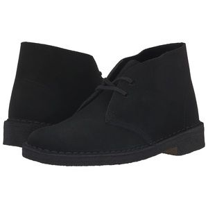 Black Clarks Desert Shoe