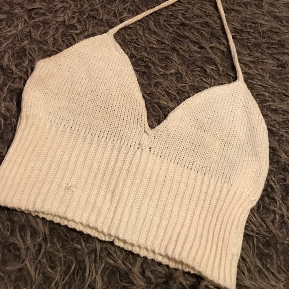 Cute knitted crop top S/M