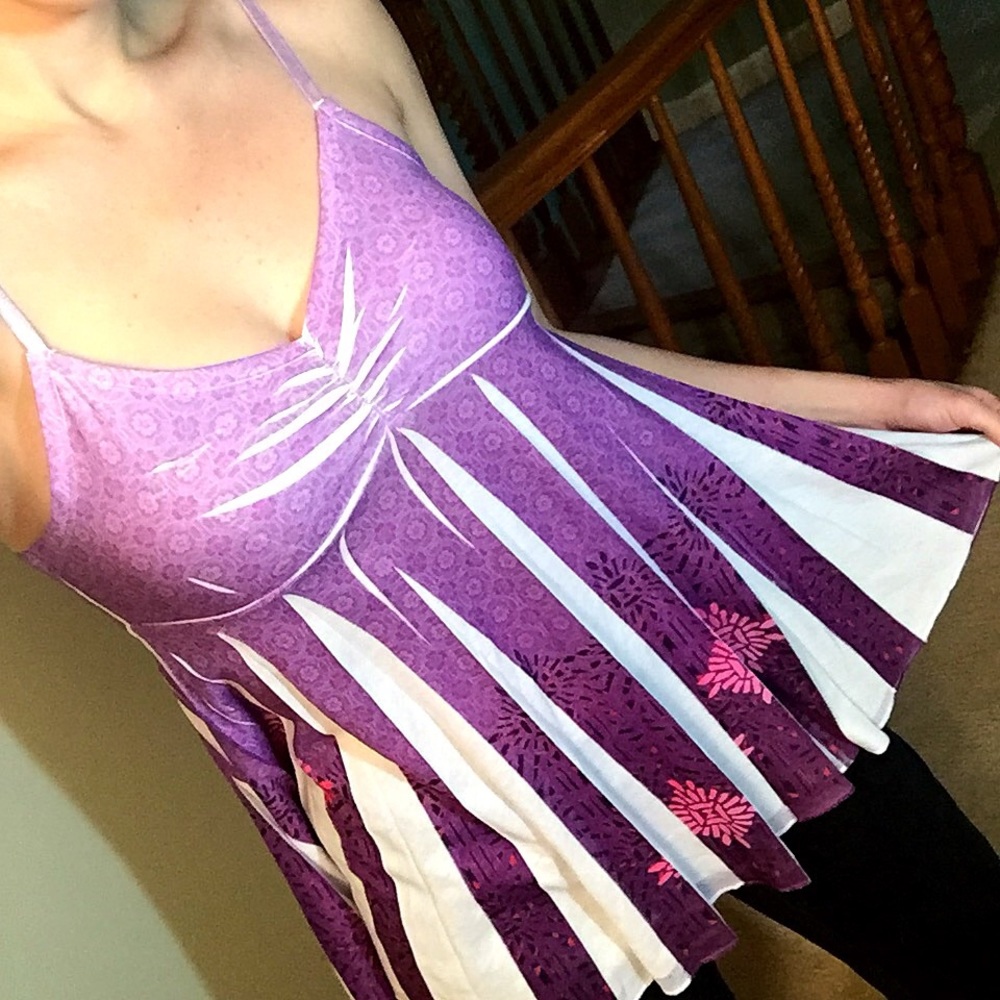 NEW [Mudd] purple peplum camisole