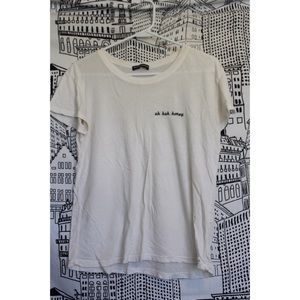 "uh huh honey" tee.