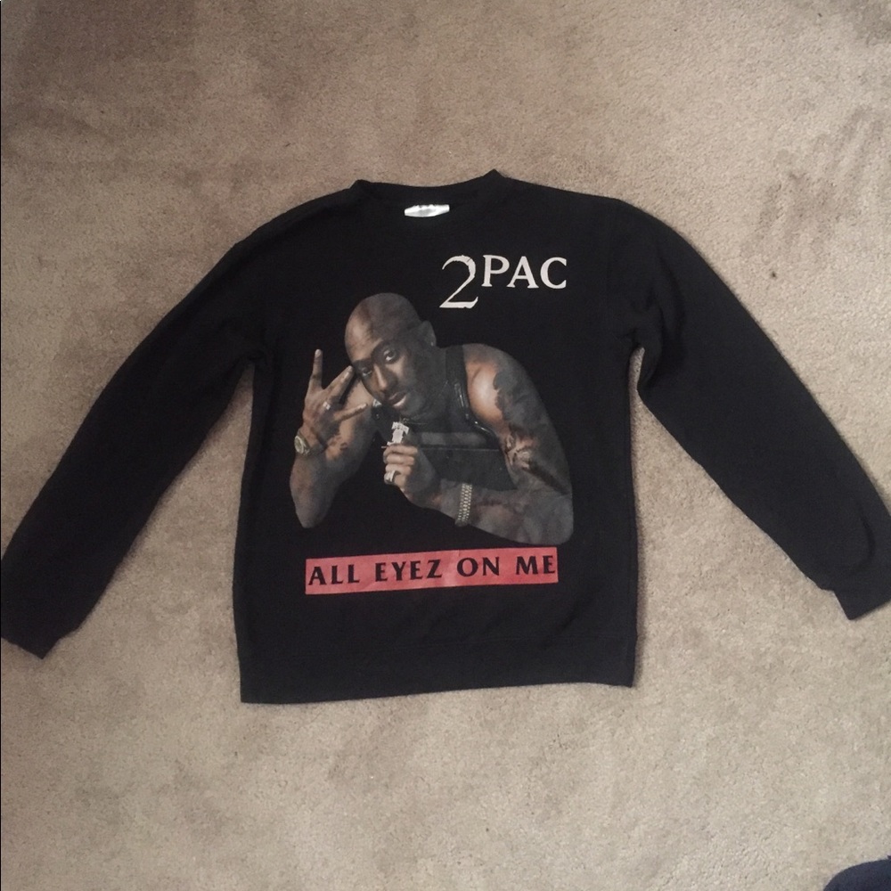 2PAC LONG SLEEVE SWEATSHIRT 💪🏽😍💸