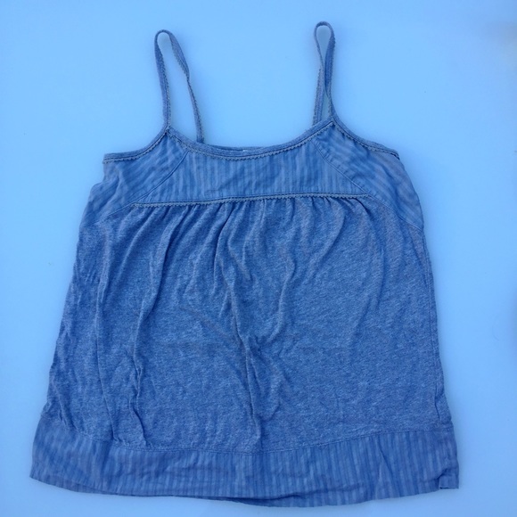 Gray Flowy Tank Top - Picture 2 of 3