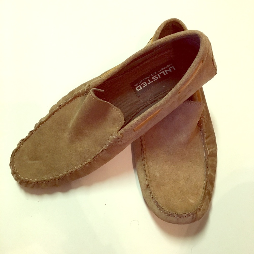 Men's Unlisted Kenneth Cole Sz 11 Tan Suede Loafer