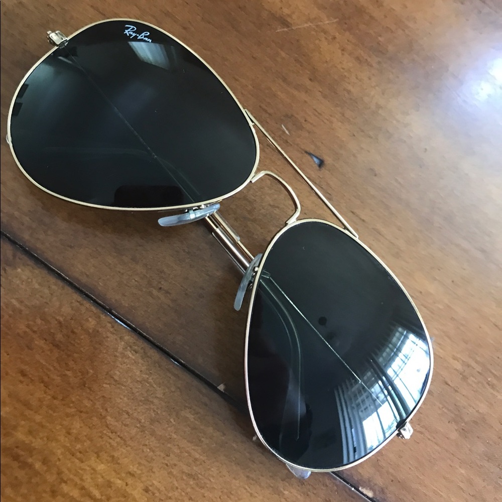 Gold Aviator Ray-Bans