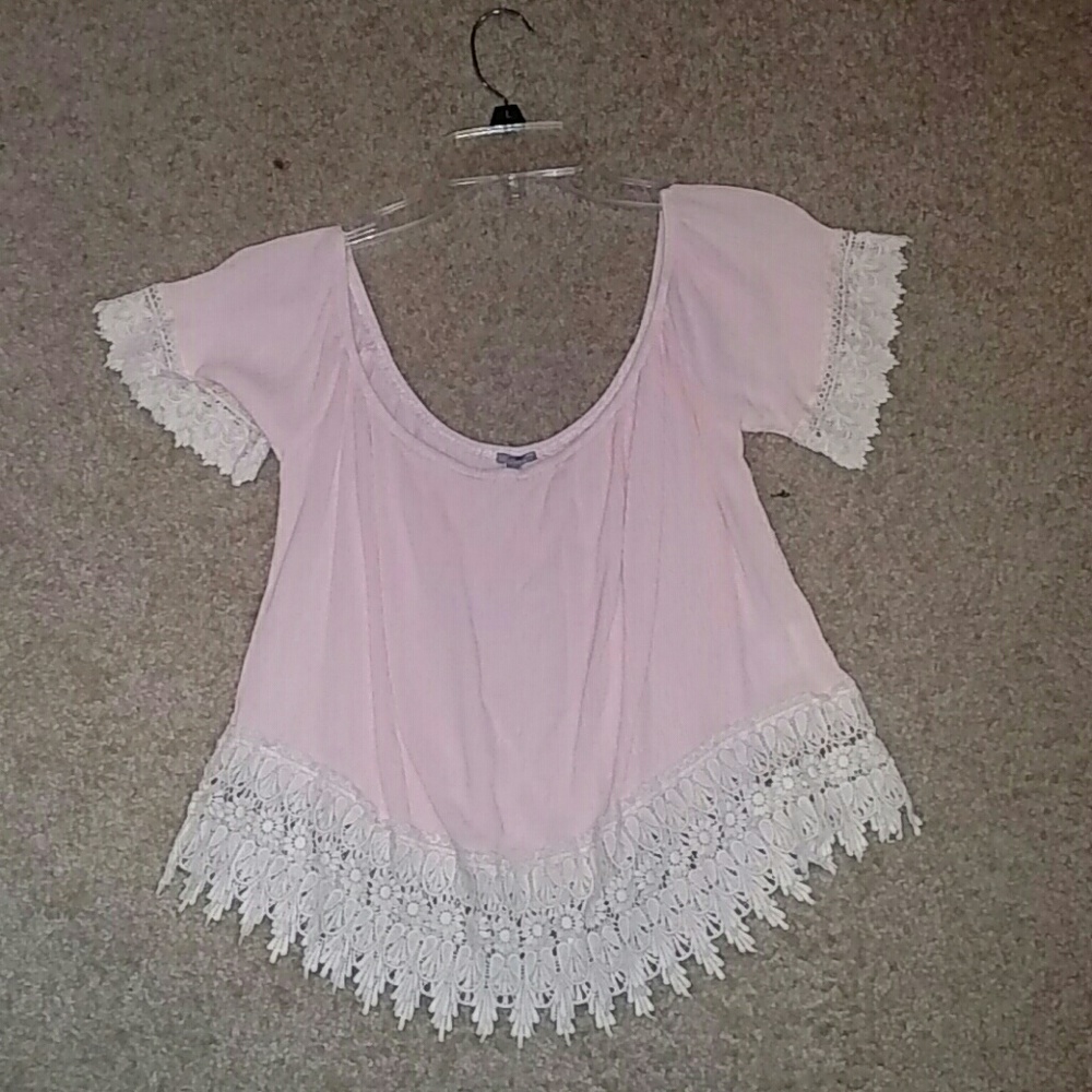 Off the shoulder crop top