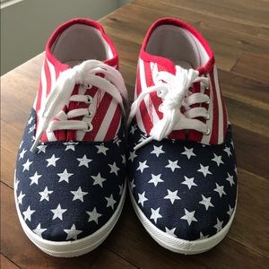 New Wild Diva American Flag shoes