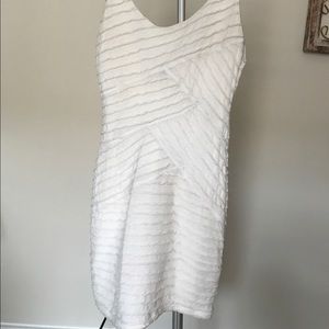 Sexy white summer minidress
