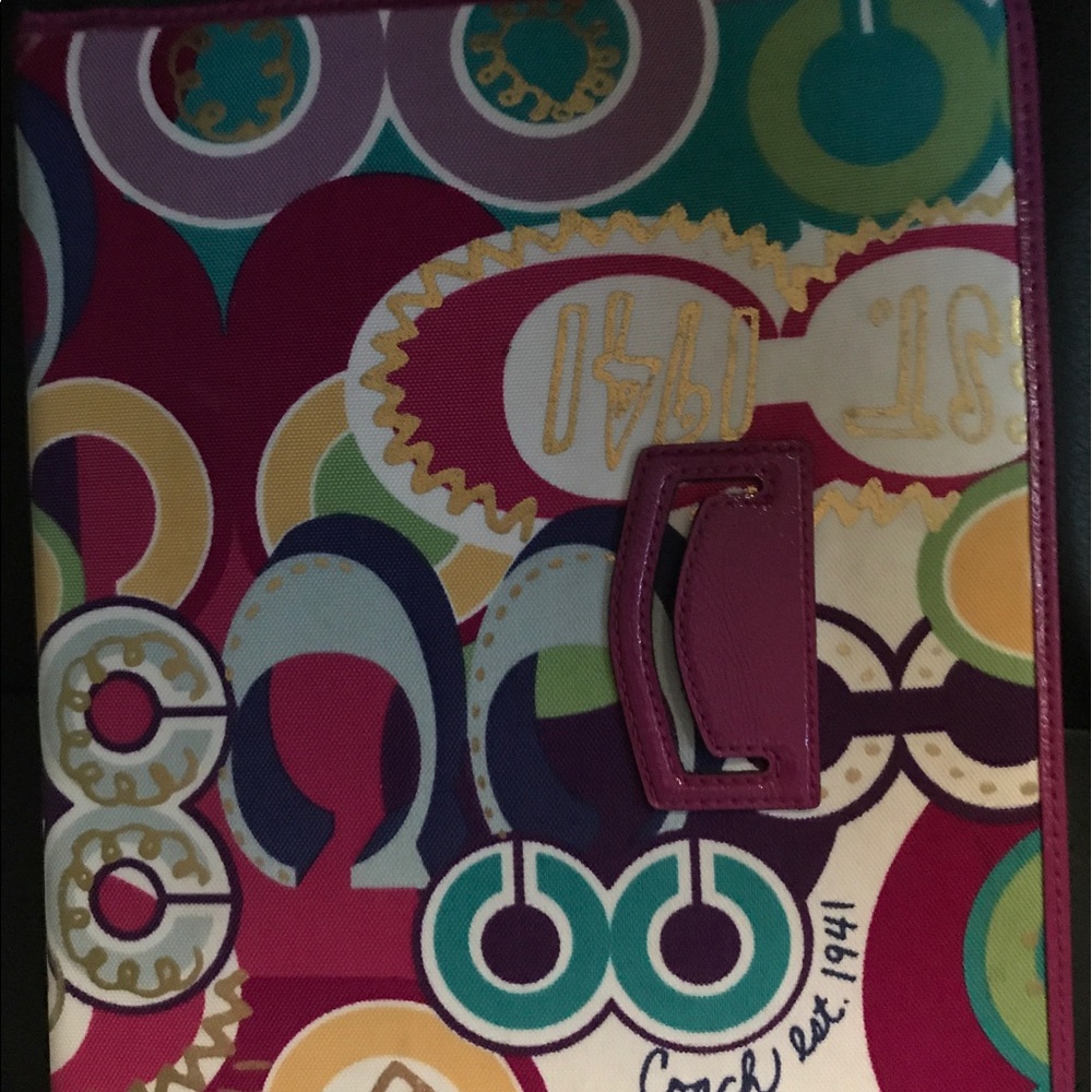 Coach poppy iPad Case JUST REDUCED