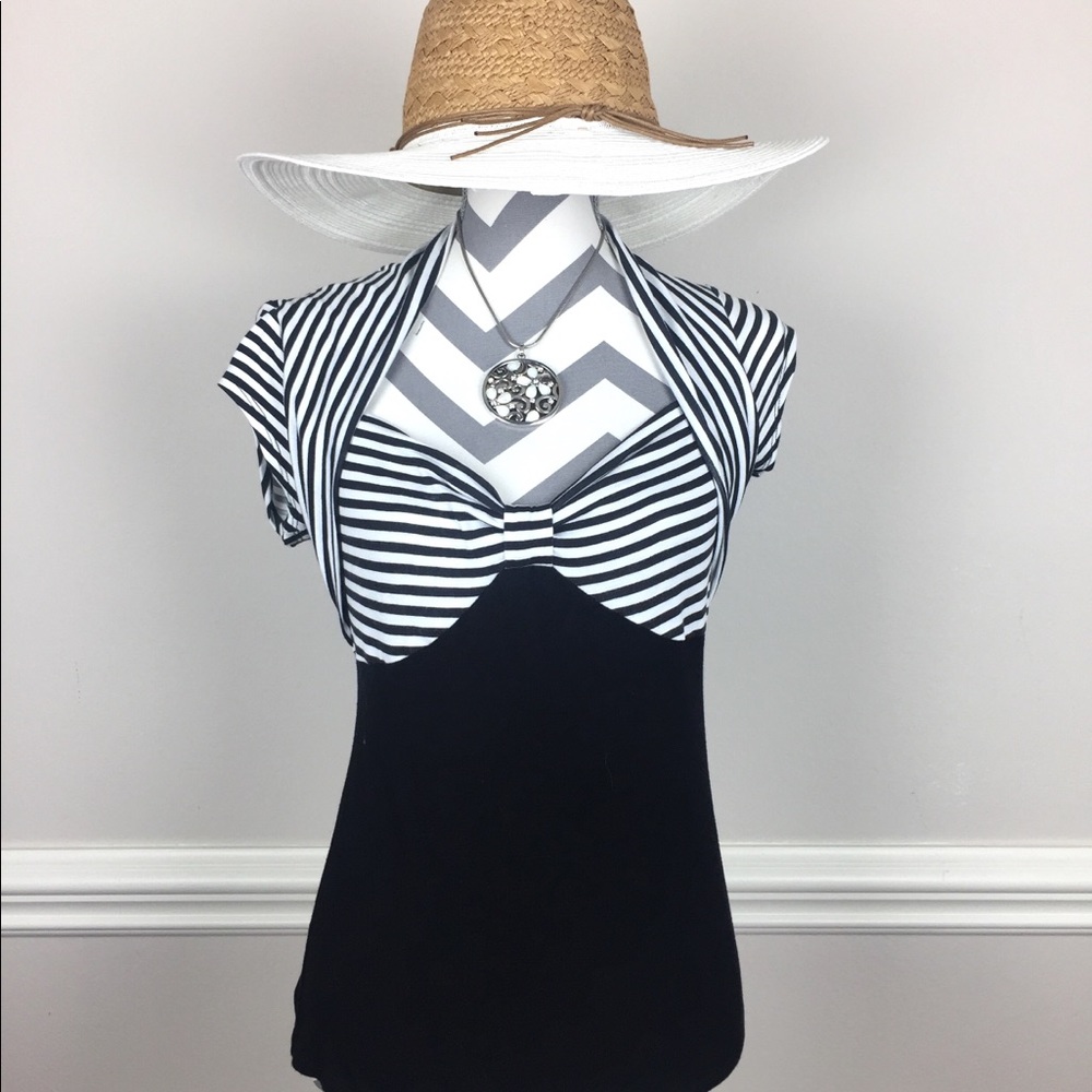 Coco Bianca Black & White Top.