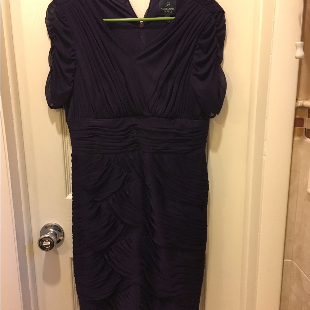 Adriana Papell Plum Dress