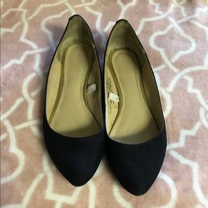 Studded pointed toe flats