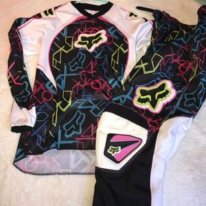 Womens Fox Motocross Jersey/ Pants Gear