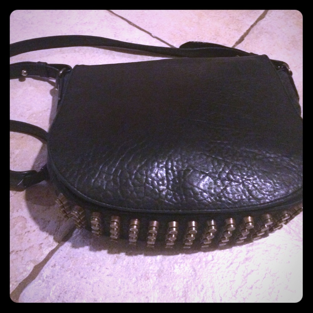 Alexander wang crossbody brass stud bag