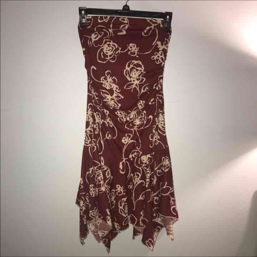 Beautiful strapless summer dress