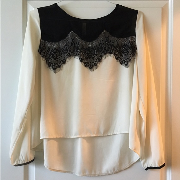 Black and white mesh shirt - Picture 1 of 1