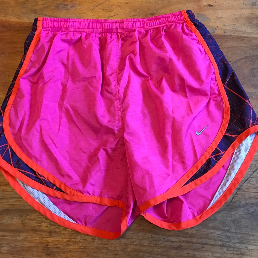 Pink Nike running shorts!
