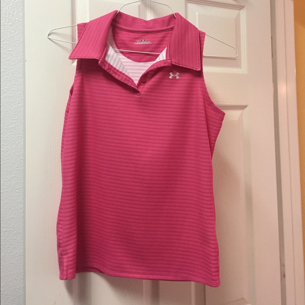 Under Armour golf or tennis sleeveless shirt