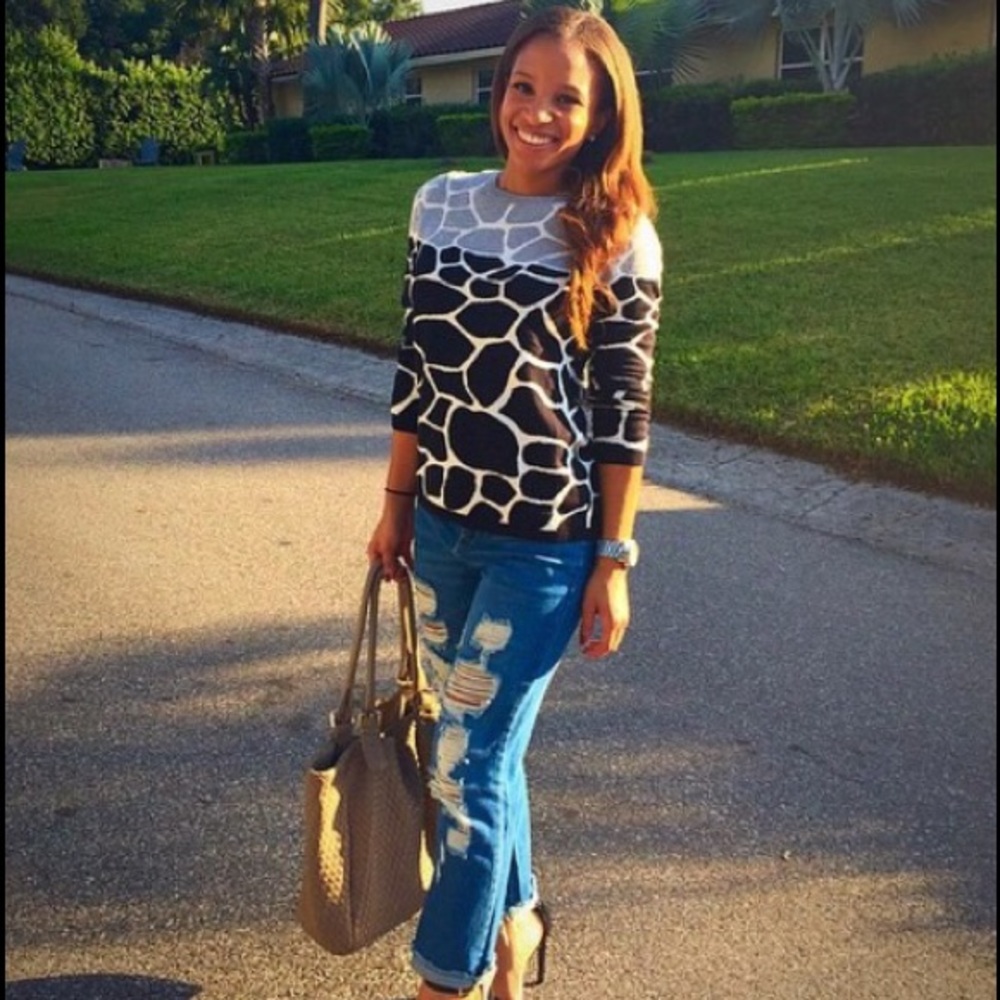 Black and Gray Sweater