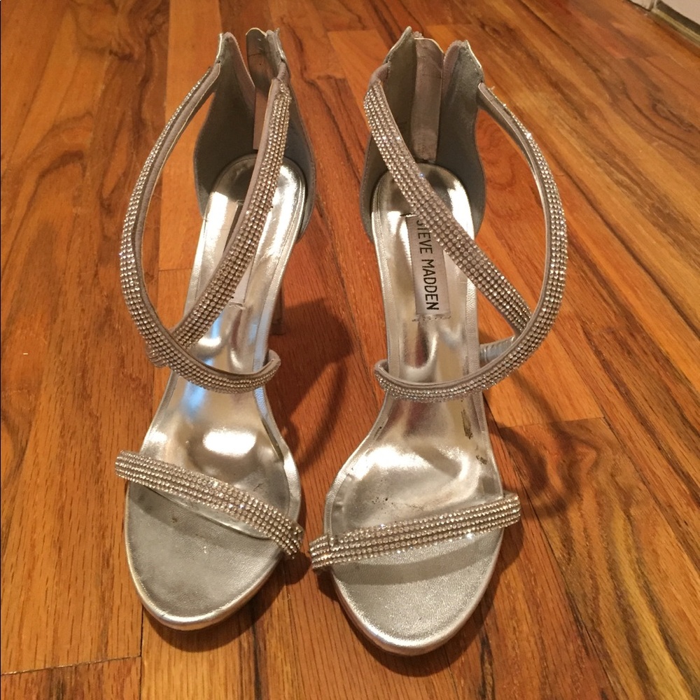 Steve Madden Jeweled heels.