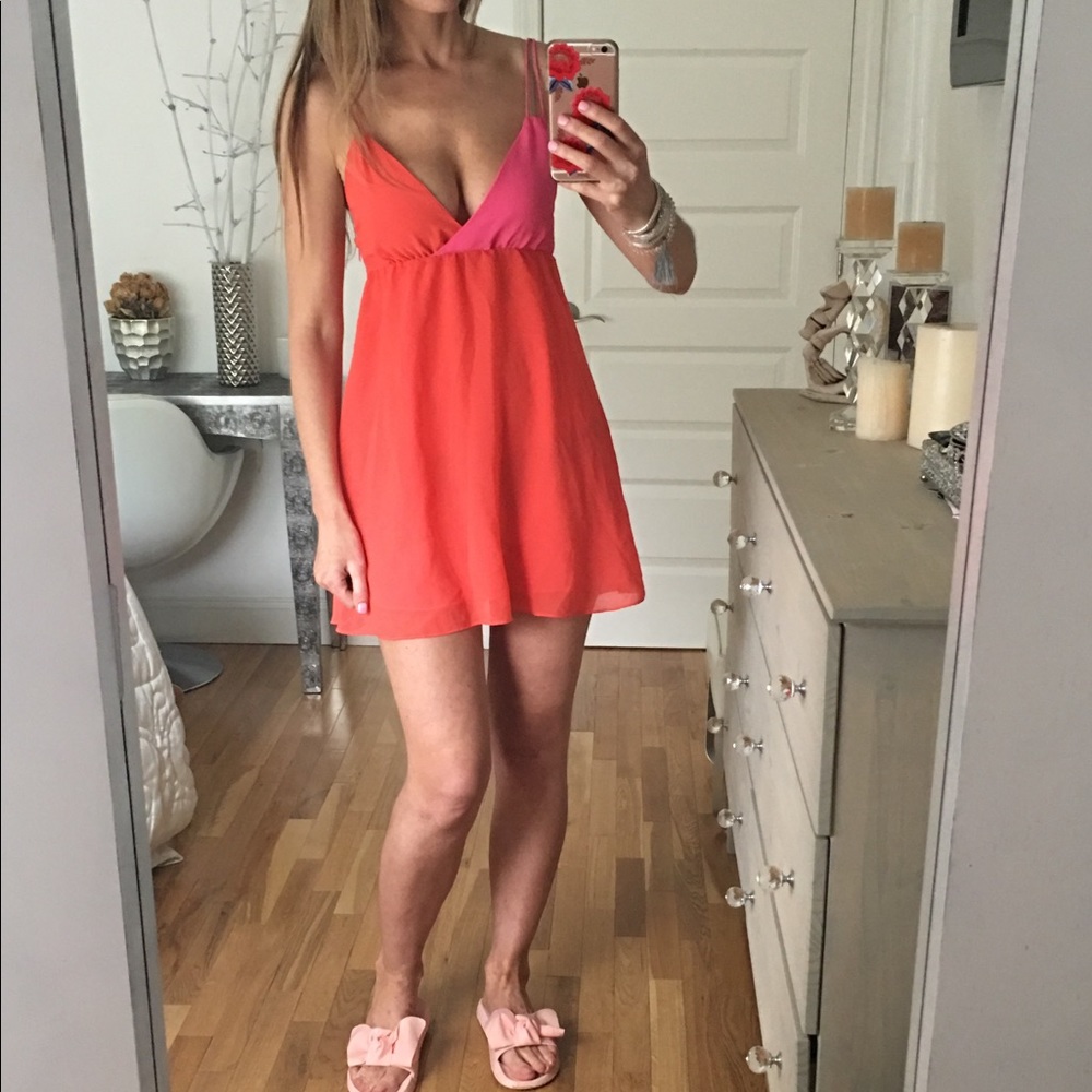 Coral sundress