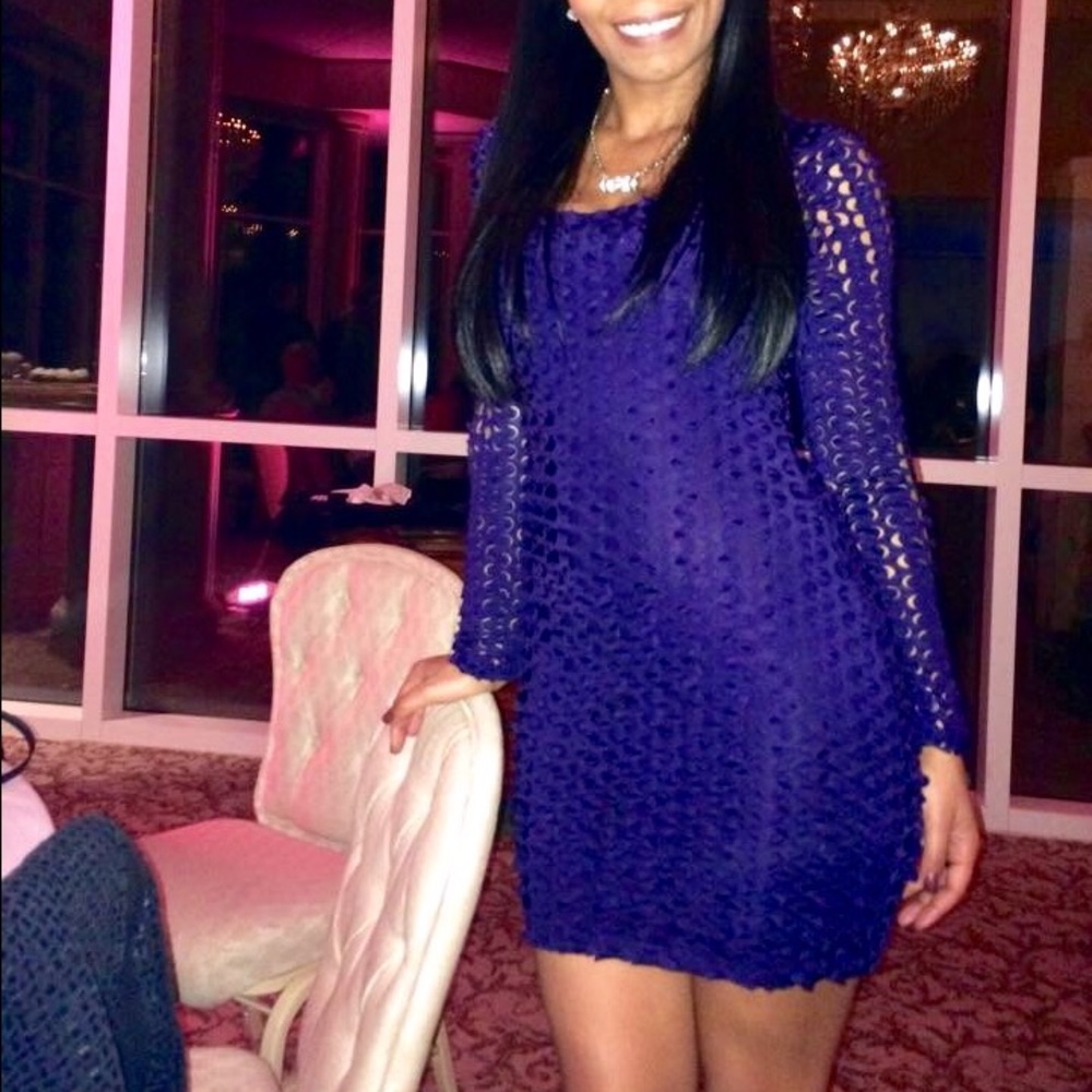 Purple Symphony Mini Dress